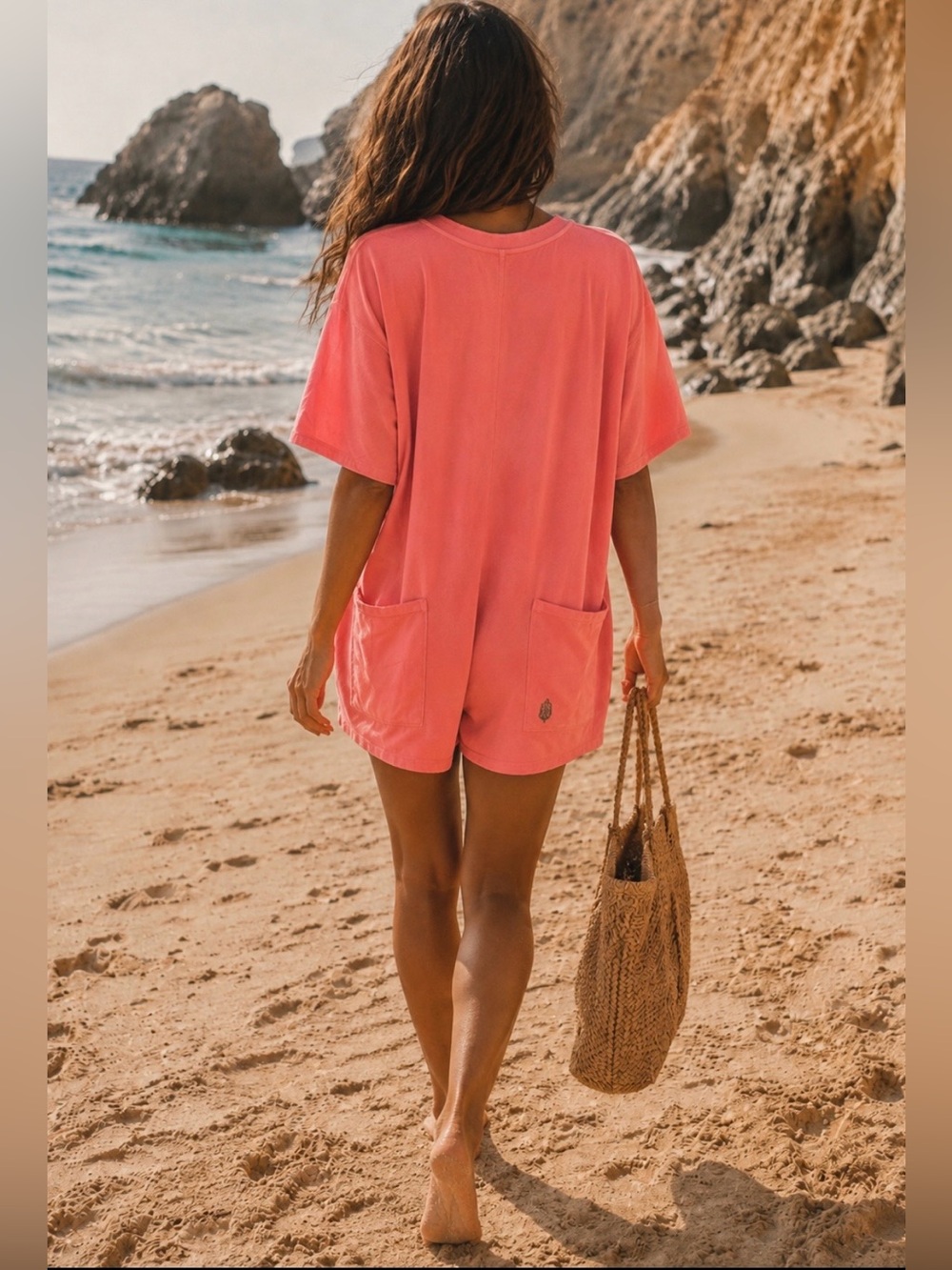 NWOT Free People Hot Shot Tee Romper